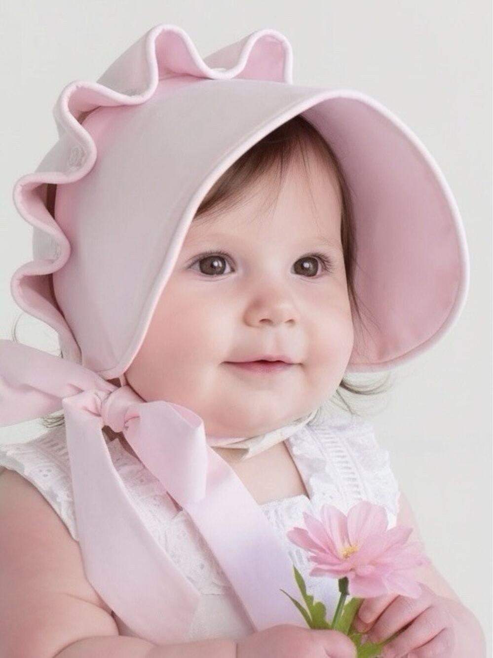Baby Girls Pink Sun Bonnet Southern Hat The Beaufort Bonnet Company Fancy Sweet